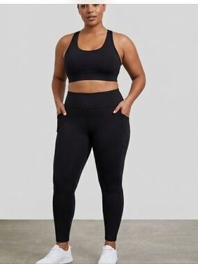 Torrid Leanline Signature Waist Pocket Leggings- Plus Size-Active Ware- Black